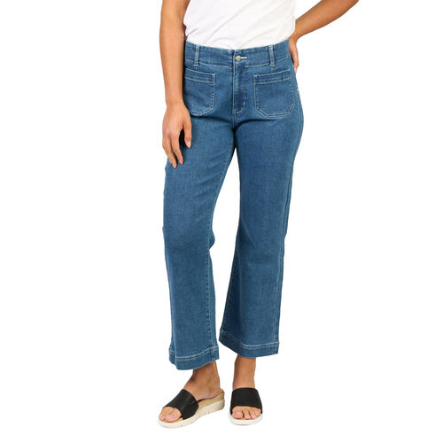 Vassalli Wide Leg Ankle Grazer Jean